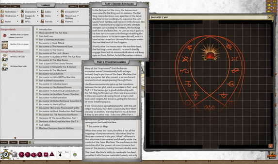 Скриншот из Fantasy Grounds - Dungeonlands: Machine of the Lich Queen (Savage Worlds)