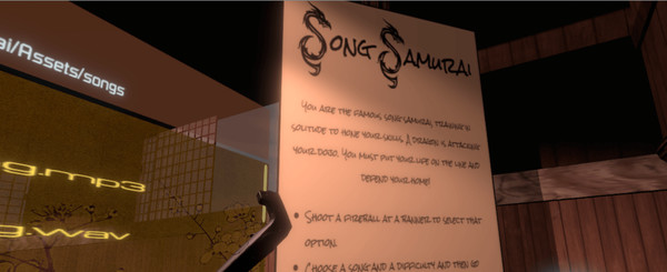 Song Samurai requirements