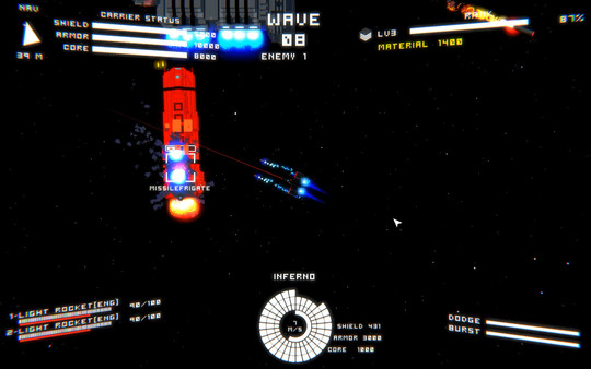 Скриншот из Voxel Interceptor