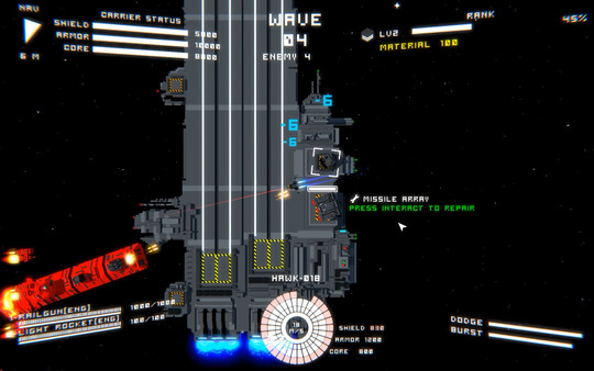 Скриншот из Voxel Interceptor