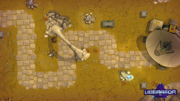 Liberator TD game for Linux 1