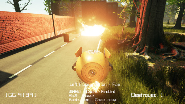 FreeFly Burning game for Linux 1