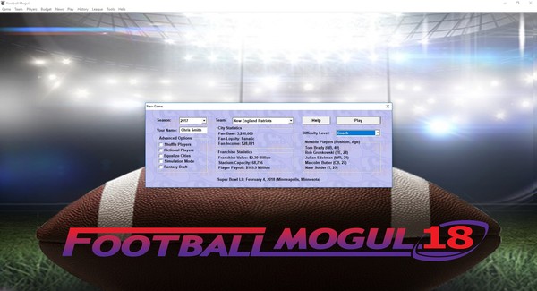Football Mogul 18 Steam