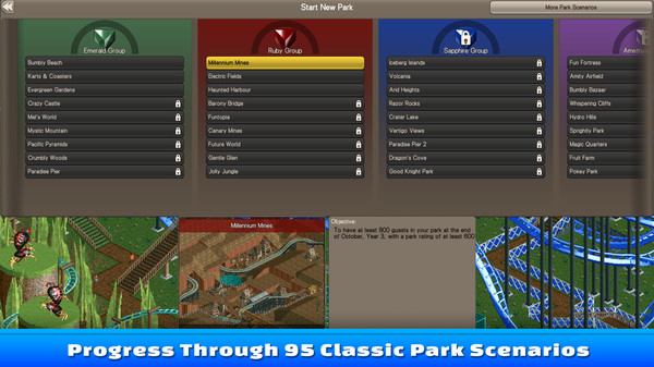 RollerCoaster Tycoon Classic Steam