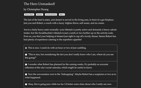 The Hero Unmasked! game for Linux 1