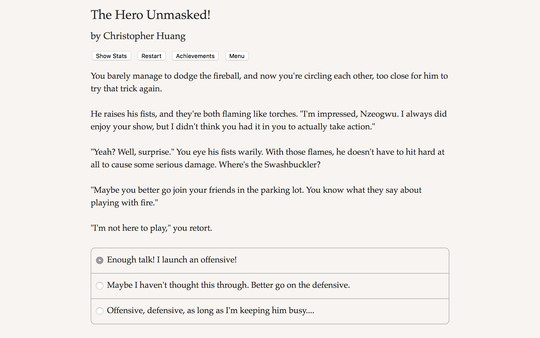 The Hero Unmasked! for linux