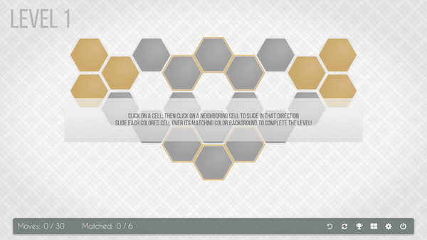 Hexlide game for Linux 1