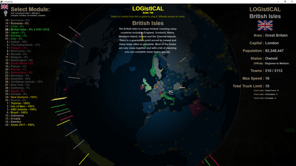 LOGistICAL: British Isles for linux