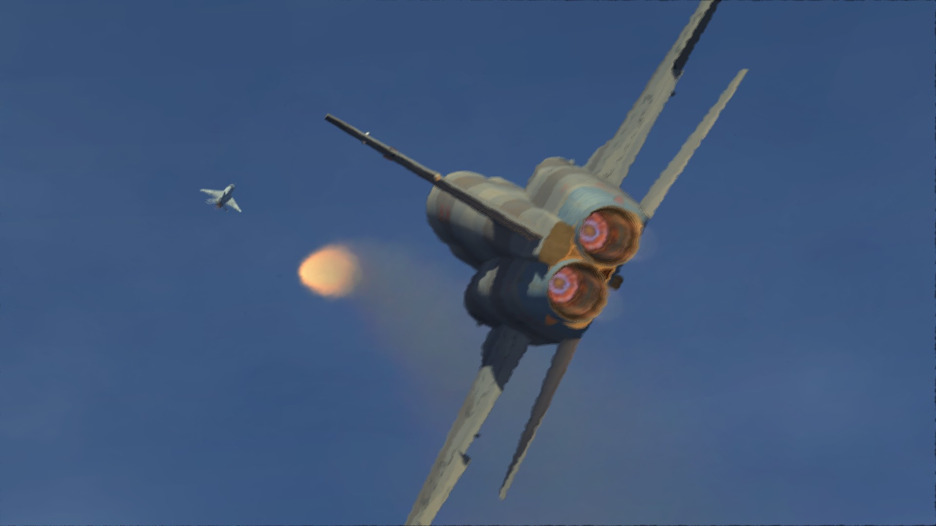 f 18 air combat maneuvering