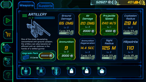 Radar Defense minimum requirements