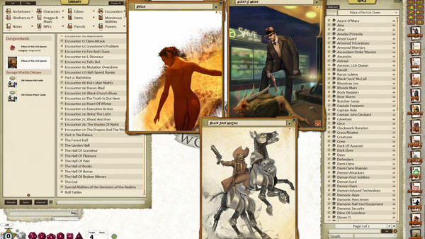 Скриншот из Fantasy Grounds - Dungeonlands: Palace of the Lich Queen (Savage Worlds)