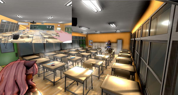 SchoolWar - become a VR AnimeGirl image