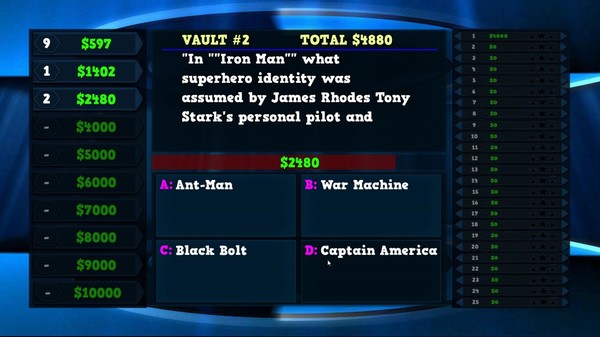 Скриншот из Trivia Vault: Super Heroes Trivia