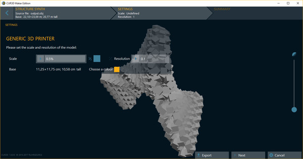 Скриншот из CUR3D Maker Edition Demo