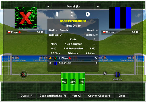 Скриншот из Head Goal: Soccer Online