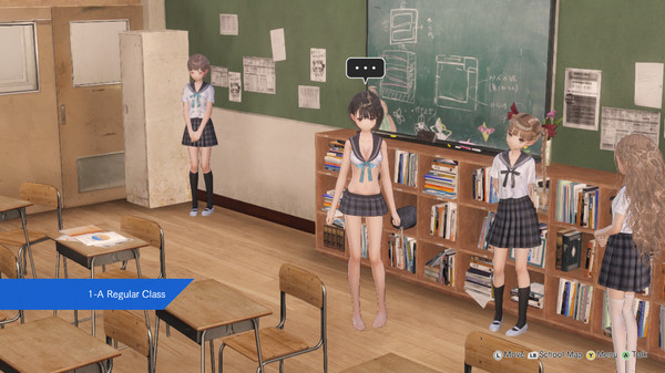 Скриншот из BLUE REFLECTION - Sailor Swimsuit Set A (Hinako⁄Sarasa⁄Mao)