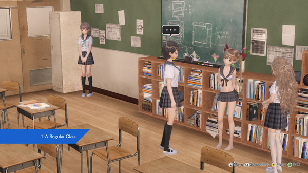 Скриншот из BLUE REFLECTION - Sailor Swimsuit Set B (Yuzuki⁄Shihori⁄Kei)