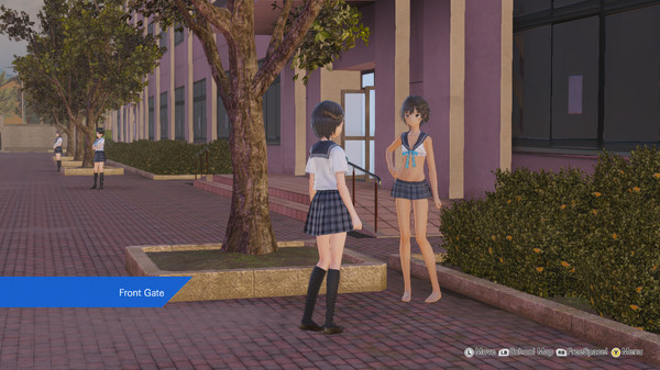 Скриншот из BLUE REFLECTION - Sailor Swimsuit Set B (Yuzuki⁄Shihori⁄Kei)