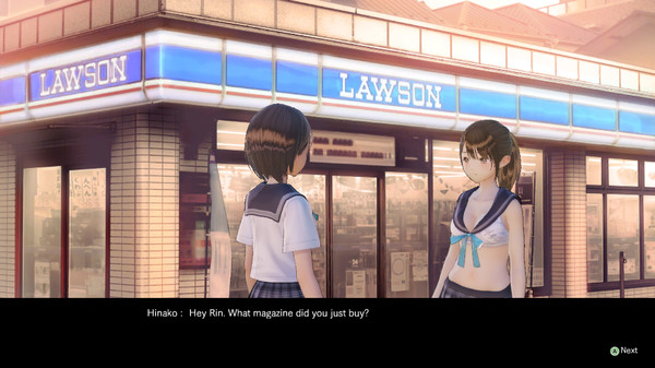 Скриншот из BLUE REFLECTION - Sailor Swimsuit Set E (Rin⁄Kaori⁄Rika)