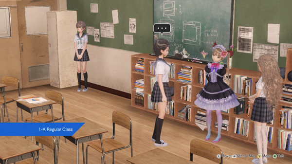 Скриншот из BLUE REFLECTION - Arland Maid Costumes (Yuzuki)