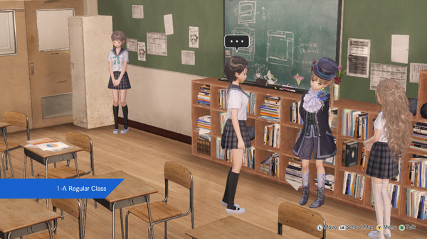 Скриншот из BLUE REFLECTION - Arland Maid Costumes (Yuzuki)