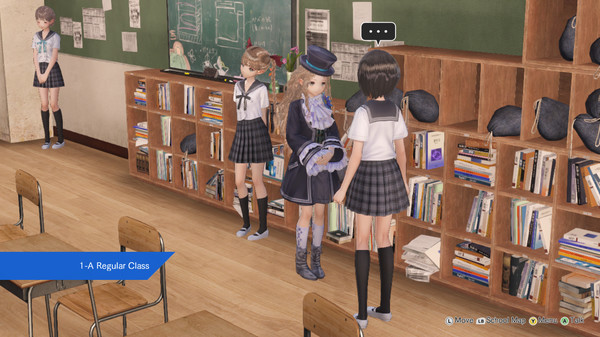 Скриншот из BLUE REFLECTION - Arland Maid Costumes (Lime)