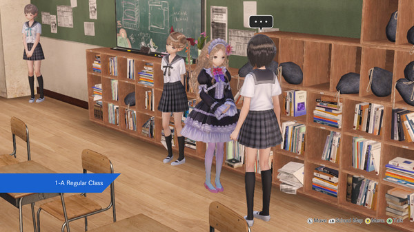 Скриншот из BLUE REFLECTION - Arland Maid Costumes (Lime)