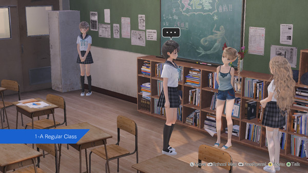 Скриншот из BLUE REFLECTION - Summer Clothes Set B (Yuzu, Shihori, Kei)