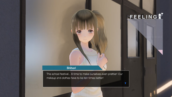 Скриншот из BLUE REFLECTION - Summer Clothes Set B (Yuzu, Shihori, Kei)