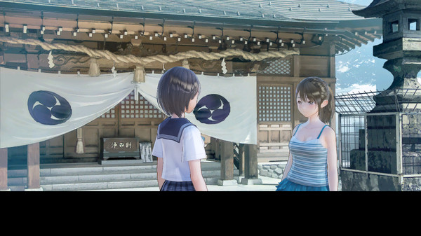 Скриншот из BLUE REFLECTION - Summer Clothes Set E (Rin, Kaori, Rika)