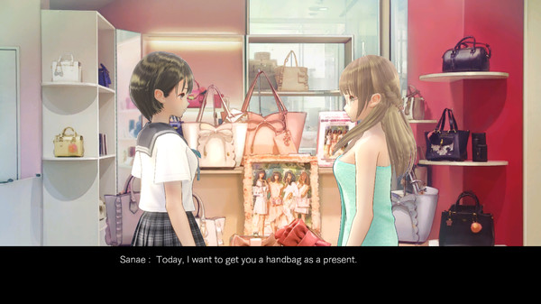 Скриншот из BLUE REFLECTION - Bath Towels Set D (Sanae, Ako, Yuri)