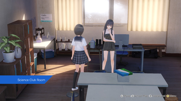Скриншот из BLUE REFLECTION - Bath Towels Set D (Sanae, Ako, Yuri)