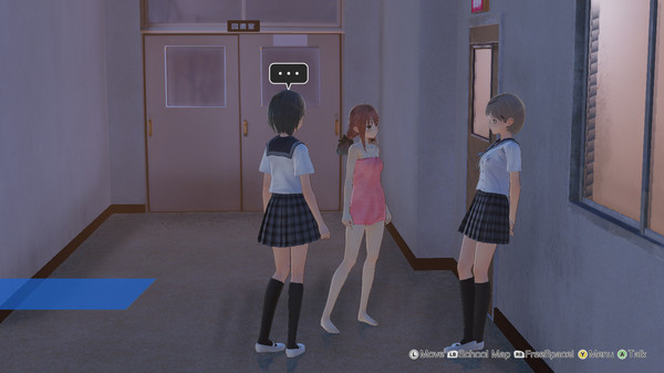 Скриншот из BLUE REFLECTION - Bath Towels Set D (Sanae, Ako, Yuri)