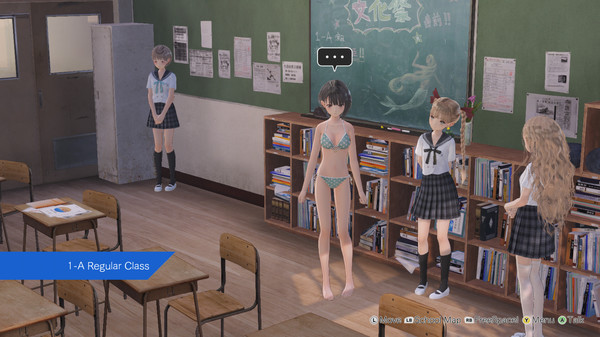 Скриншот из BLUE REFLECTION - Vacation Style Set A (Hinako, Sarasa, Mao)