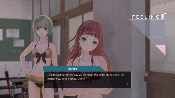 Скриншот из BLUE REFLECTION - Vacation Style Set A (Hinako, Sarasa, Mao)