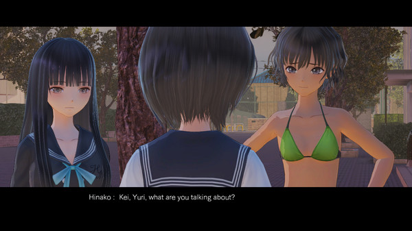 Скриншот из BLUE REFLECTION - Vacation Style Set B (Yuzu, Shihori, Kei)