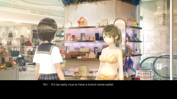 Скриншот из BLUE REFLECTION - Vacation Style Set E (Rin, Kaori, Rika)