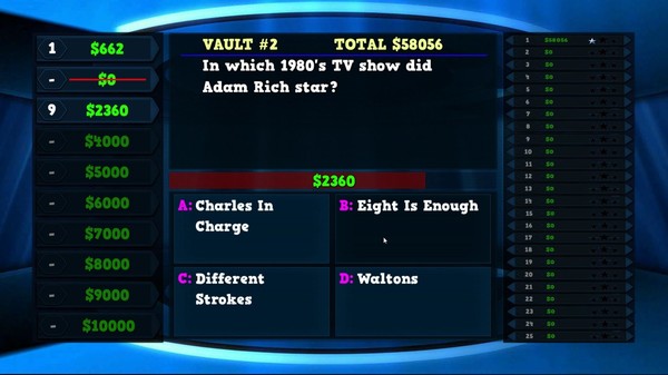 Скриншот из Trivia Vault: 1980's Trivia