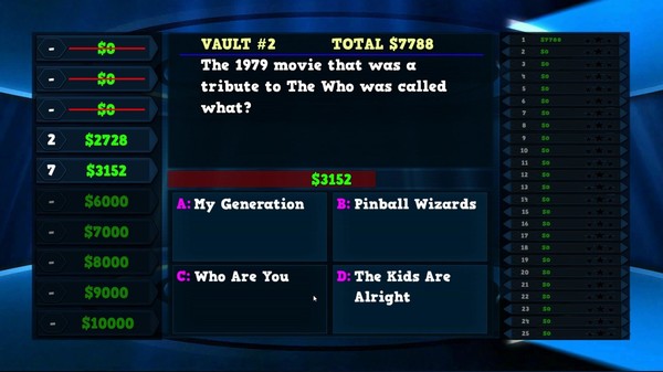 Скриншот из Trivia Vault: Classic Rock Trivia