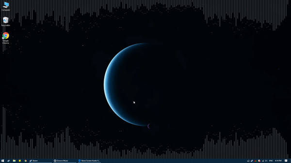 Скриншот из Desktop Audio Visualizer
