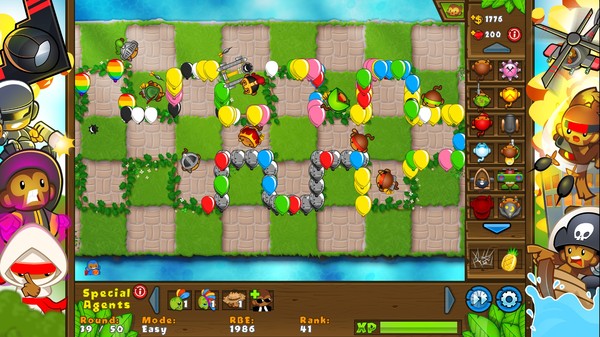 Скриншот из Bloons TD 5 - Medieval Dart Monkey Skin