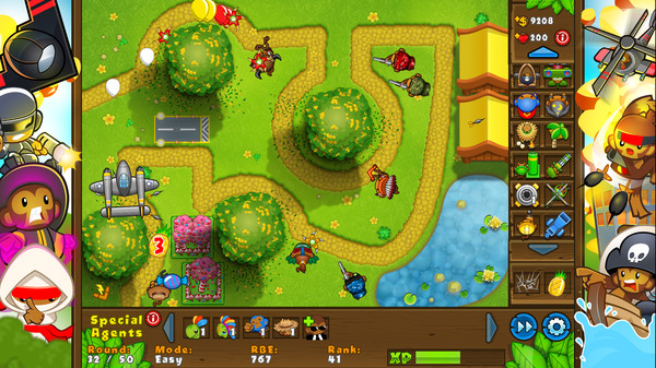 Скриншот из Bloons TD 5 - Candy Banana Farm Skin