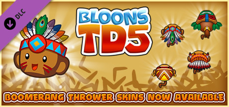 Bloons TD 5 - Tribal Boomerang Thrower Skin cover art