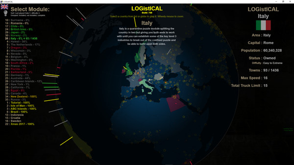 LOGistICAL: Italy for linux