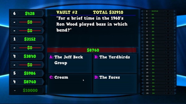 Trivia Vault: Classic Rock Trivia 2 PC requirements