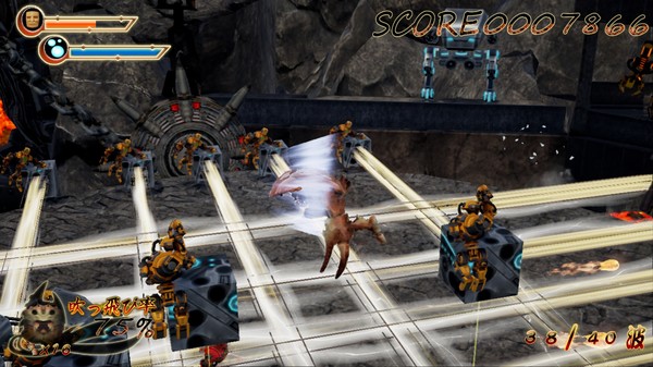 Скриншот из カニマン VS メカモンキー