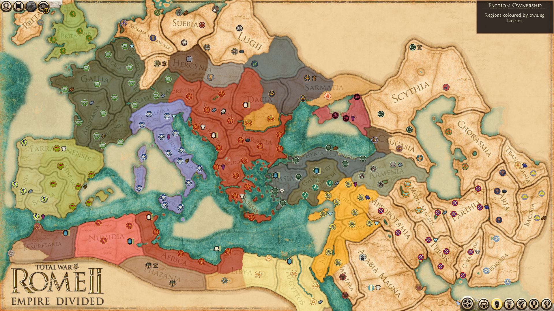 rome total war 2 campaign map resources