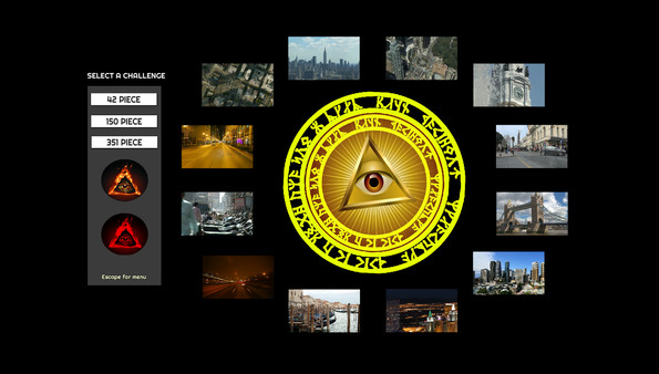 Trials of the Illuminati: Cityscape Animated Jigsaws