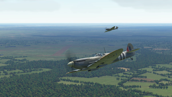 Скриншот из DCS: Spitfire LF Mk. IX Operation Epsom Campaign by B&W Campaigns