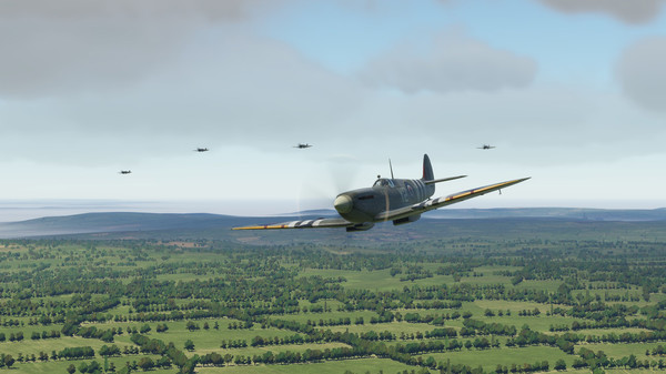 Скриншот из DCS: Spitfire LF Mk. IX Operation Epsom Campaign by B&W Campaigns